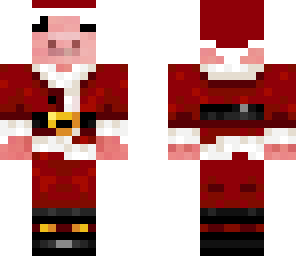 cute santa pig