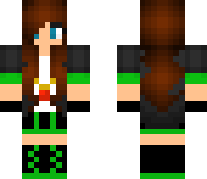 green gamer girl