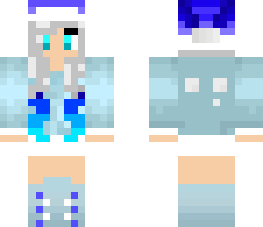 christmas frosty slime girl