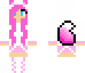 pink fox girl