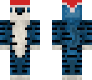 santa hat tiger