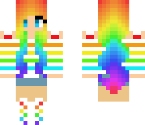 rainbow girl
