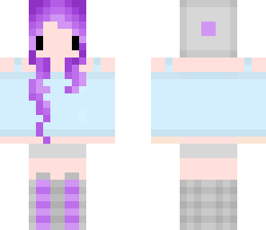 purple chibi