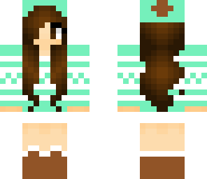 winter hat brunette