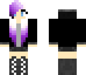 purple emo girl