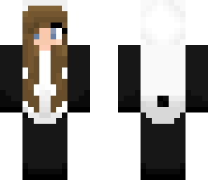 panda onsie skin with blue eyes