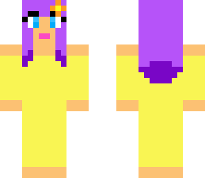 purple haired girl