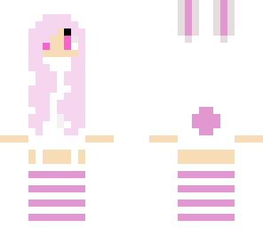 fille avec costume de lapin