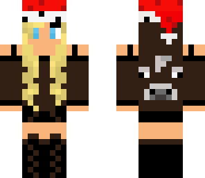 christmas cow girl