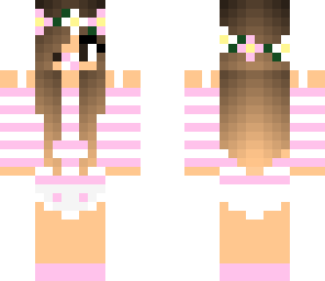 baby girl in pink