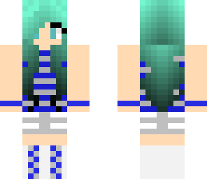 blue girl
