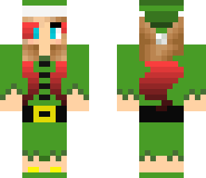 red elf girl