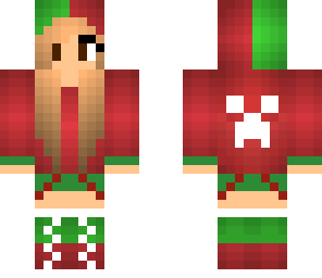 christmas creeper girl