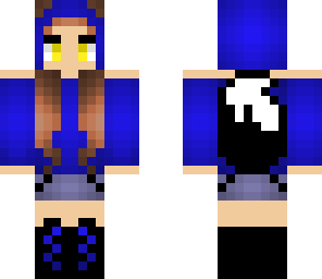 blue wolf girl