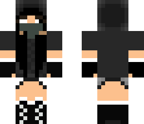 black haired assasin girl