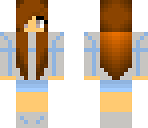 grey and blue girl