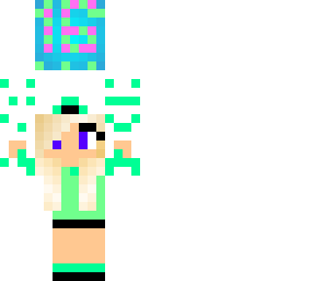 mint green 16 followers girl edit