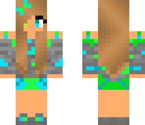 edited emerald and diamond girl