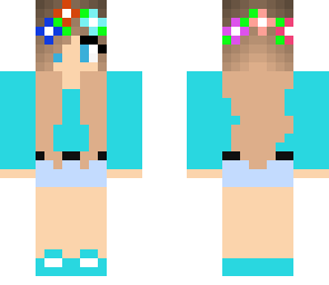 summer colorful girl
