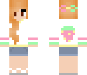 pastel strawberry girl