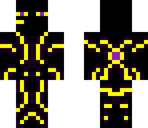 yellow tron enderman