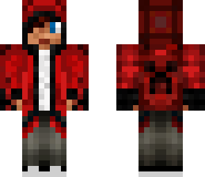red hoodie skin 