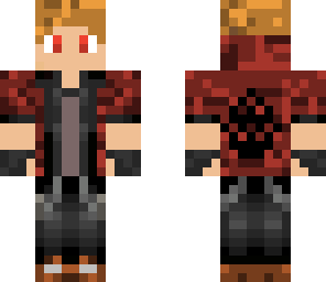 head set red jacket teen