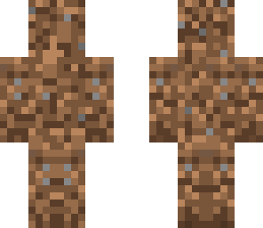 dirt man with grass head