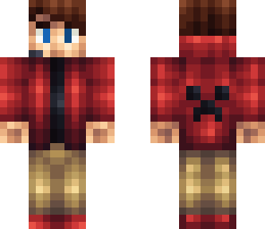 red hoodie