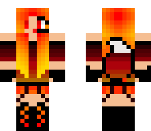 fire santa girl