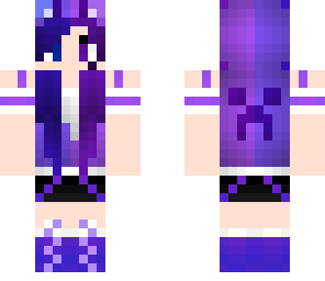 purple-blue girl