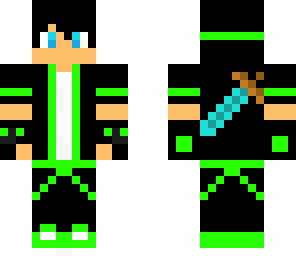 green hoodie boy