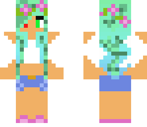 funky girl flower girl