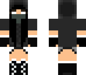 black haired assasin girl full fixed