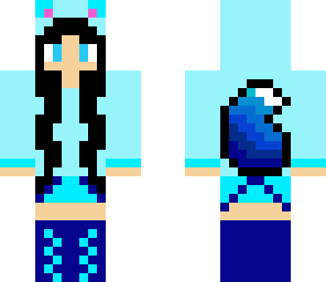 blue fox girl