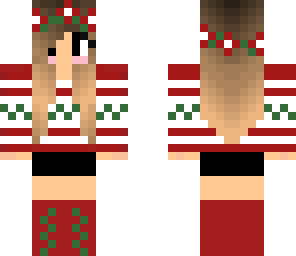 edited christmas girl