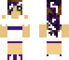 summer purple skin