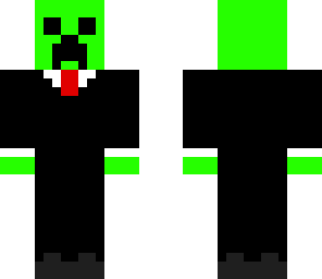 creeper in a tuxedo