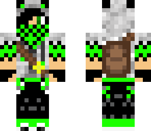 green panda boy