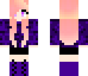 purple girly girl
