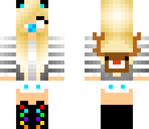 cute blonde rudolph herobrine