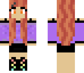 bacon girl purple top girl