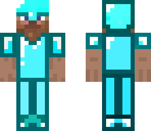 steve in diamond armor