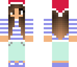 christmas hat girl