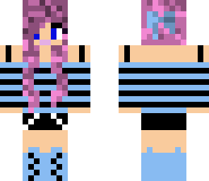cute blue girl