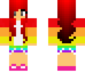 rainbow girl