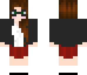 girl with glasses
