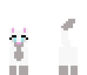 white kitty