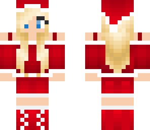santa girl skin