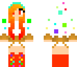 rainbowwwwwwww cake girl xd